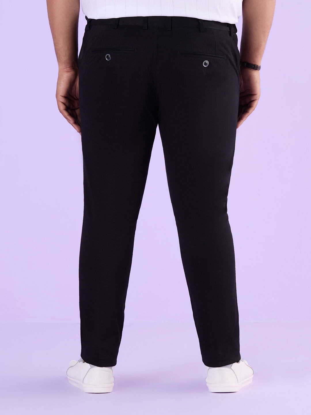 Men Must Have Solid Stretch Trouser | XL-7XL