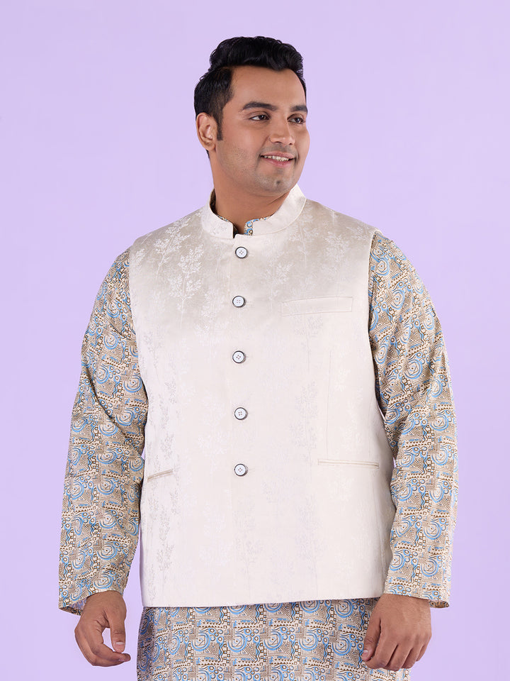 Jacquard Bandgala Waistcoat