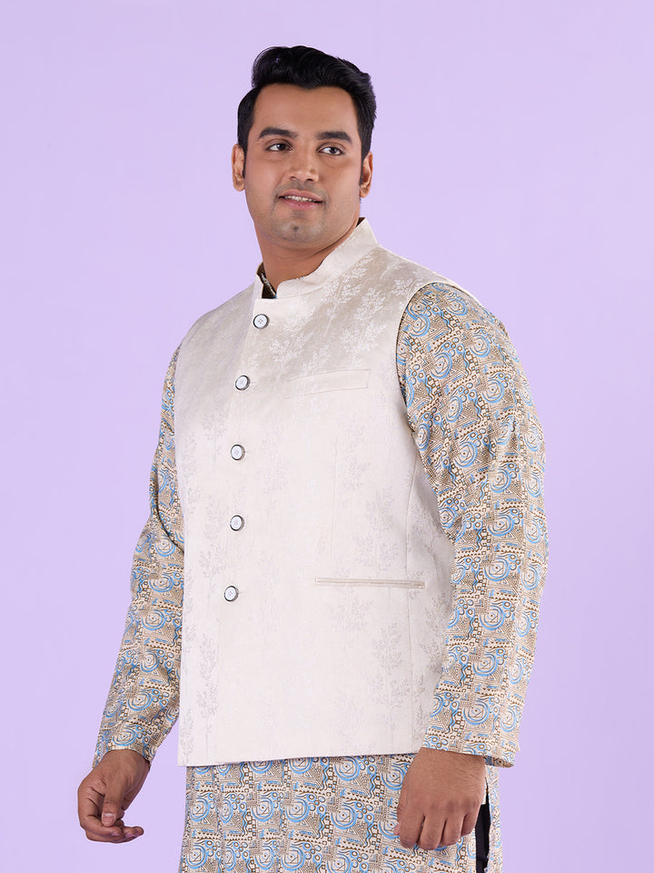 Jacquard Bandgala Waistcoat