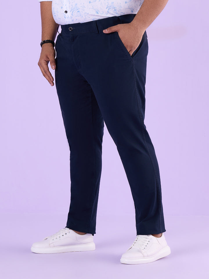 Men Must Have Solid Stretch Trouser | XL-7XL