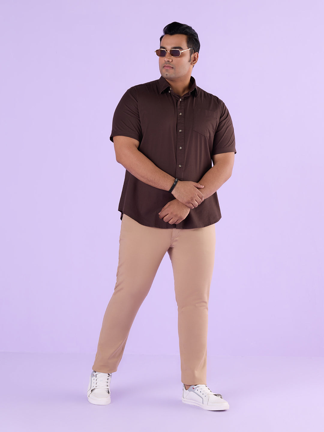 Urbanease Twill Stretch Short Sleeve Shirt