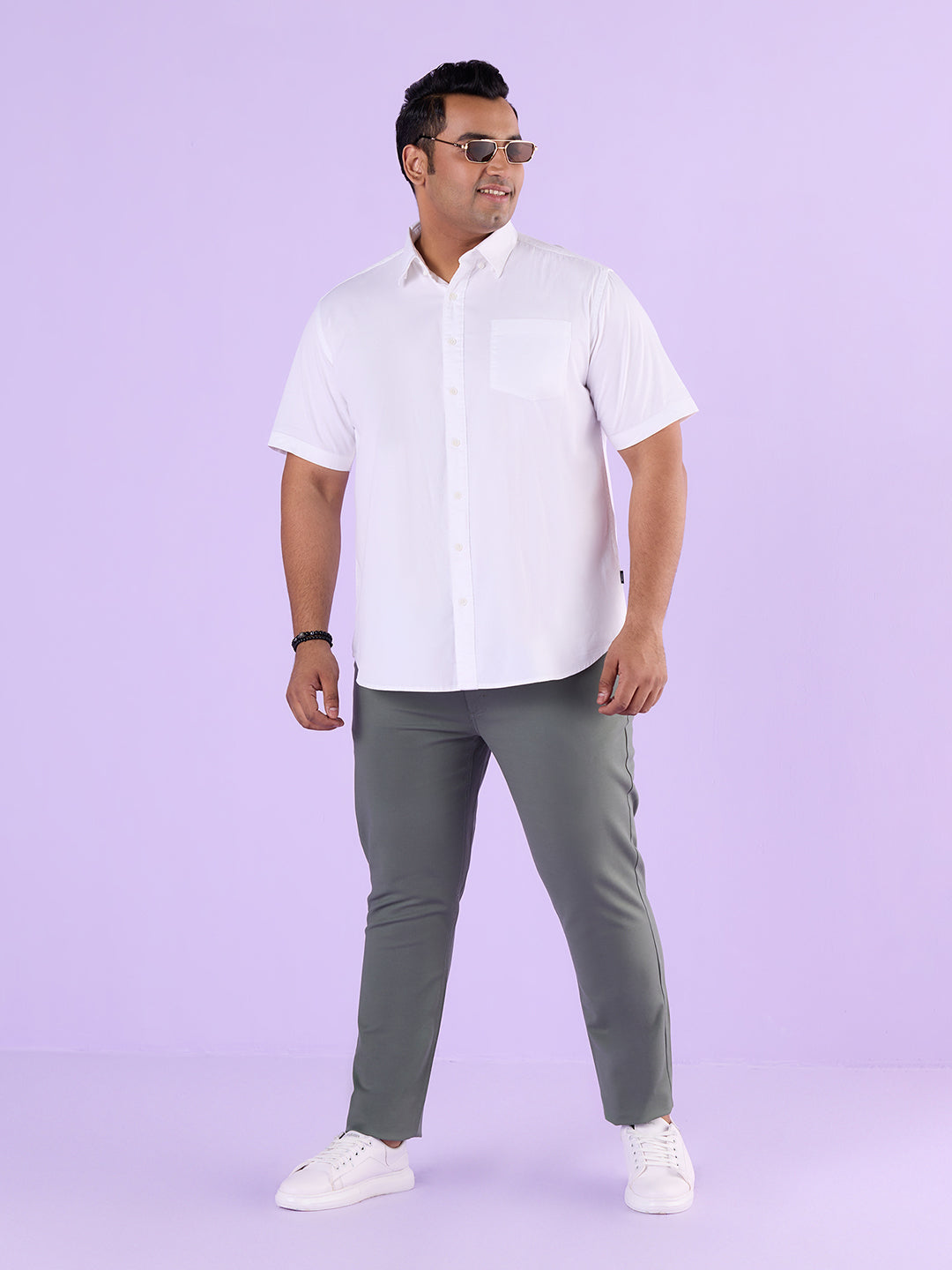 Urbanease Twill Stretch Short Sleeve Shirt