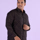 Plus Size Luxe Jacquard Statement Shirt | XL-7XL
