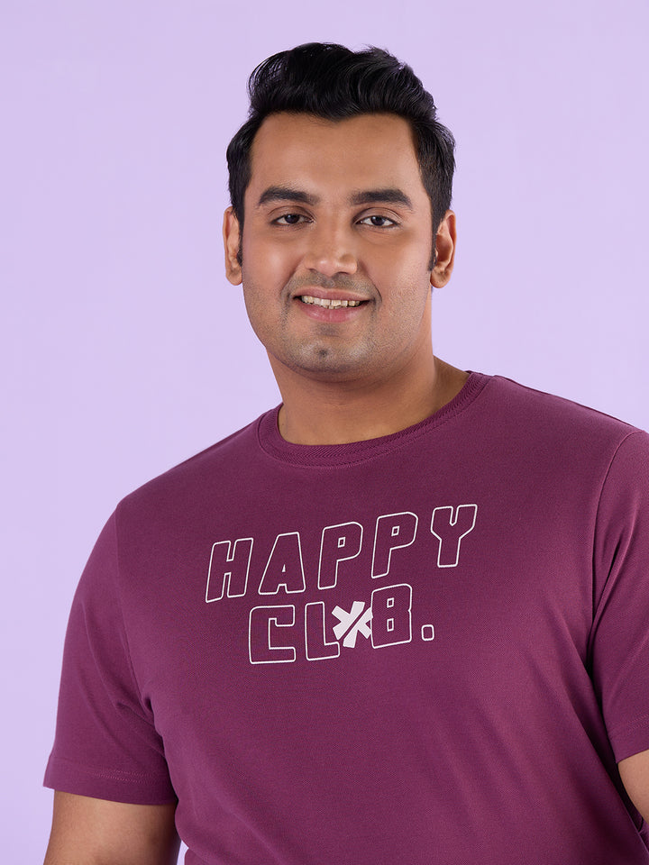 Happy Club Graphic Pique T-Shirt