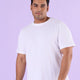 Plus Size Solid Structure Piquet-Shirt | XL-7XL
