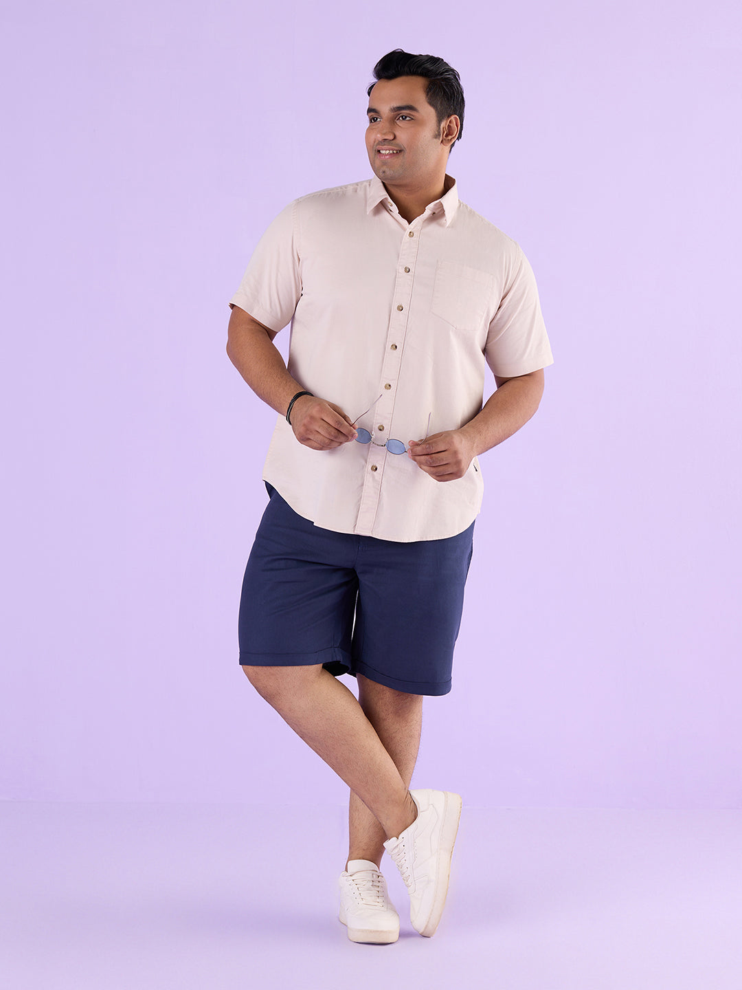 Urbanease Twill Stretch Short Sleeve Shirt