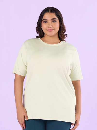 Offwhite Stretchable T-Shirt With Pockets | XL-7XL