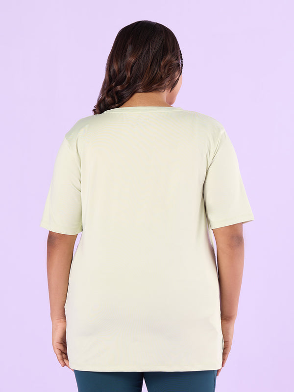 Offwhite Stretchable T-Shirt With Pockets | XL-7XL
