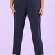 Plus Size Knitted Stretch Track Pant | XL-7XL