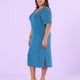 Plus Size Blue Shimmer Dress | XL-7XL