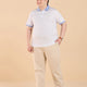 Plus Size Premium Printed Stretch Polo T-Shirt | XL-7XL