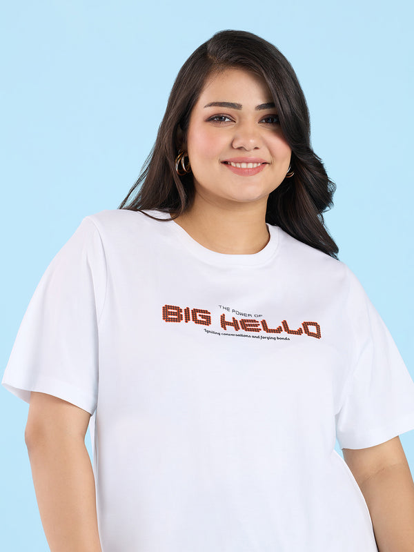 Plus Size Printed Graphic T-Shirt | XL-7XL