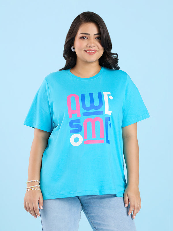 Plus Size Printed Graphic T-Shirt | XL-7XL