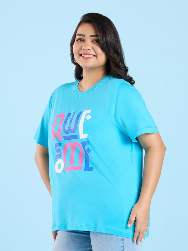 Plus Size Printed Graphic T-Shirt | XL-7XL
