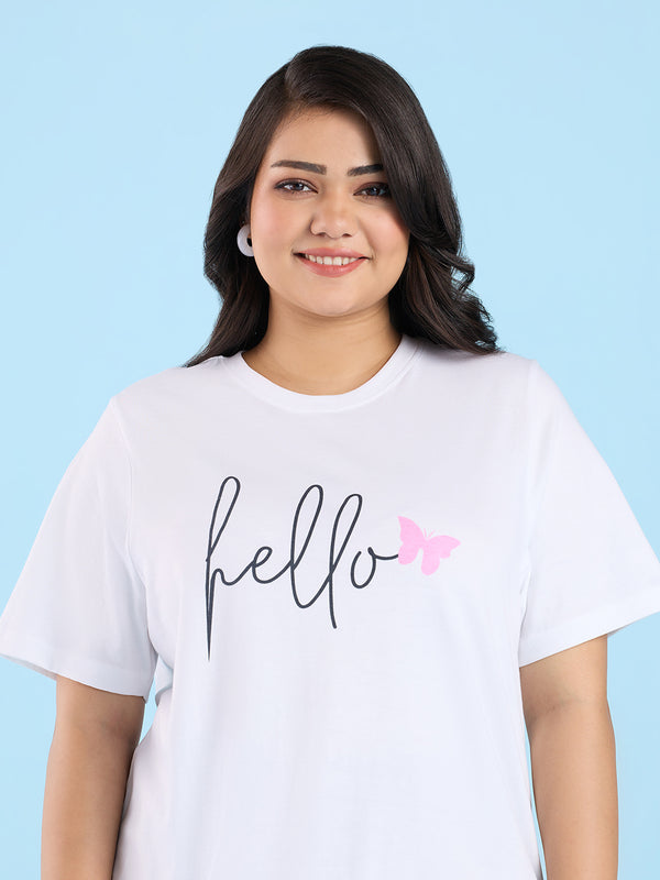 Plus Size Printed Graphic T-Shirt | XL-7XL