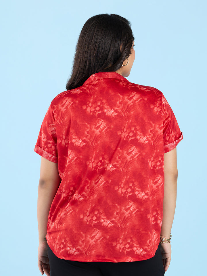 Red Tye Dye Top