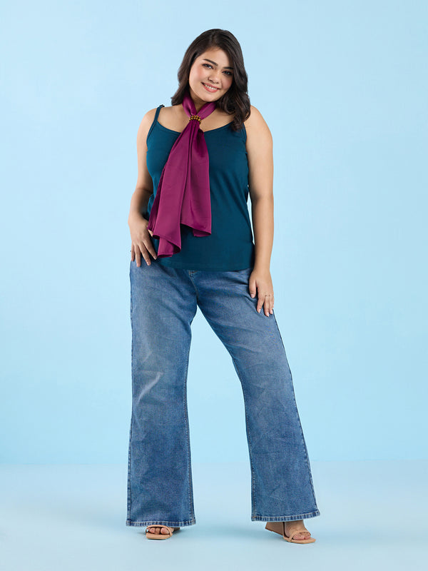 Plus Size Viscose Satin Scarf | XL-7XL