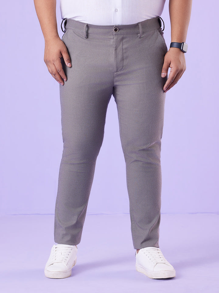 Men Hangout Solid Strech Trouser | XL-7XL