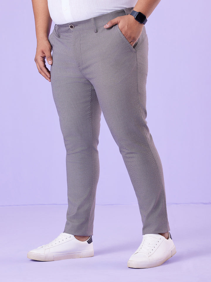 Men Hangout Solid Strech Trouser | XL-7XL