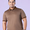Plus Size Premium Structure Stretch Polo T-Shirt | XL-7XL