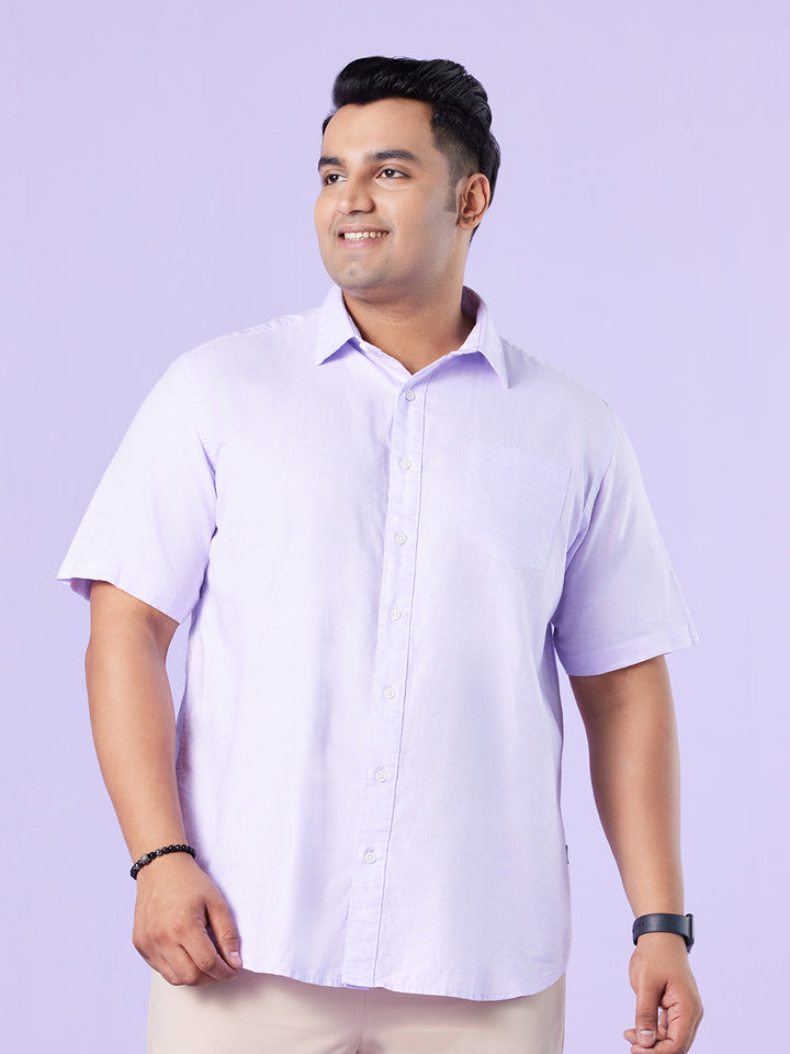 Linen Rich Half Sleeve Shirt