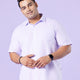 Plus Size Linen Rich Half Sleeve Shirt | XL-7XL