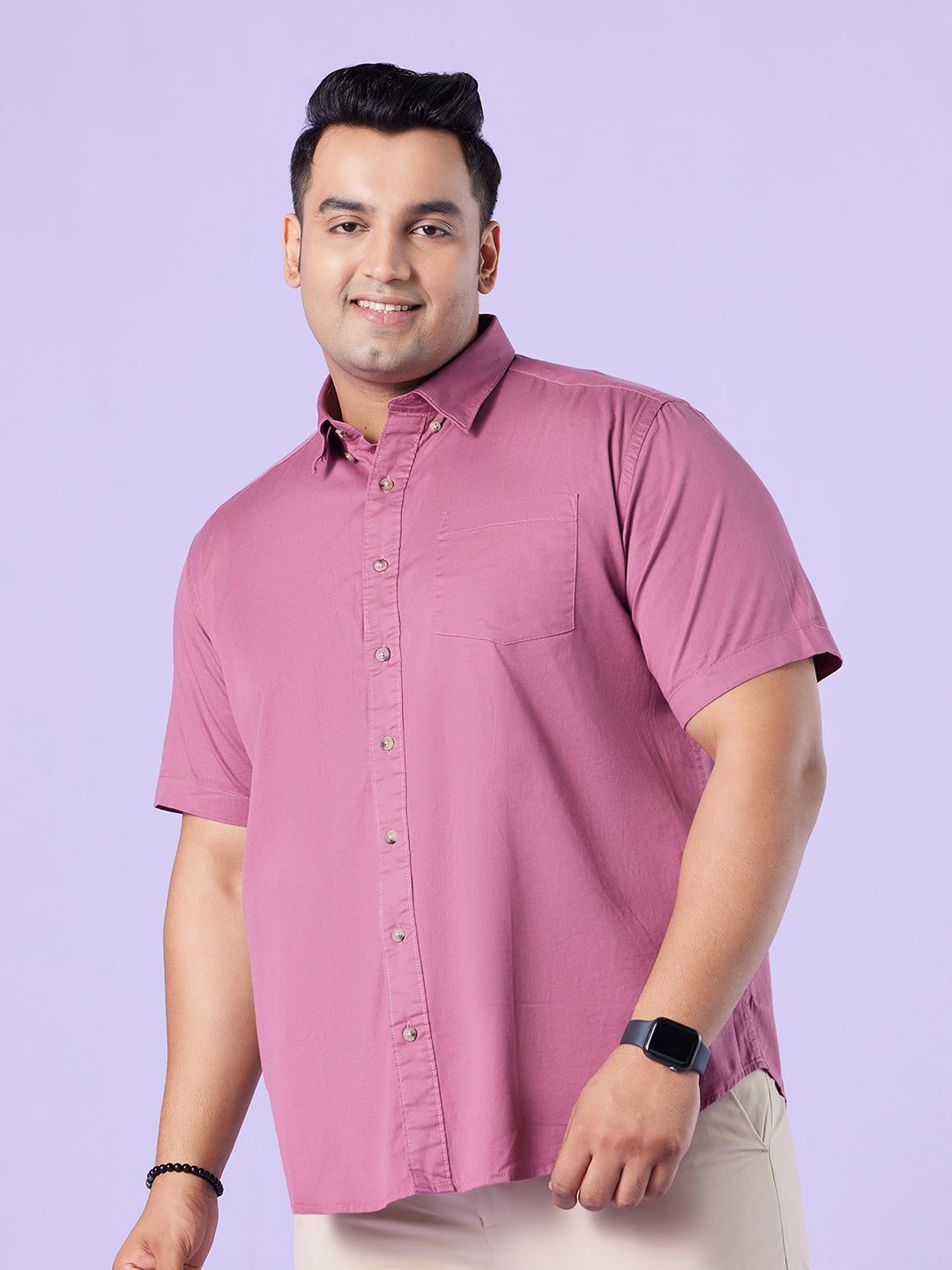 Urbanease Twill Stretch Short Sleeve Shirt