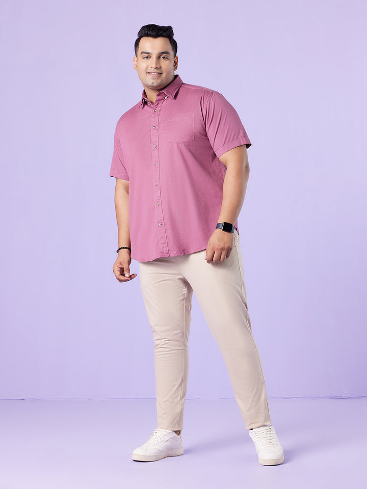 Urbanease Twill Stretch Short Sleeve Shirt