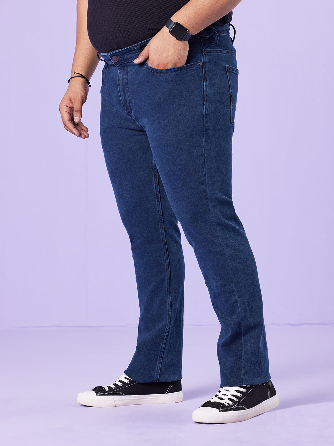 Dark Indigo Flextech Stretch Kevin Fit Jeans