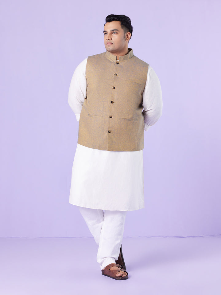 Plus Size Men Pure Power Waist Coat | XL-7XL