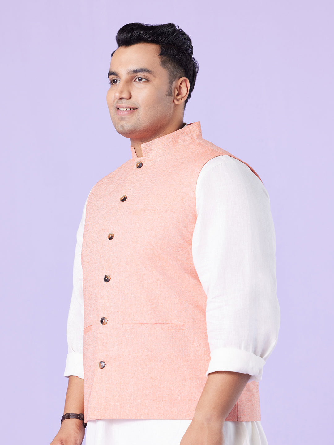 Plus Size Celebration Bandgala Waistcoat | XL-7XL