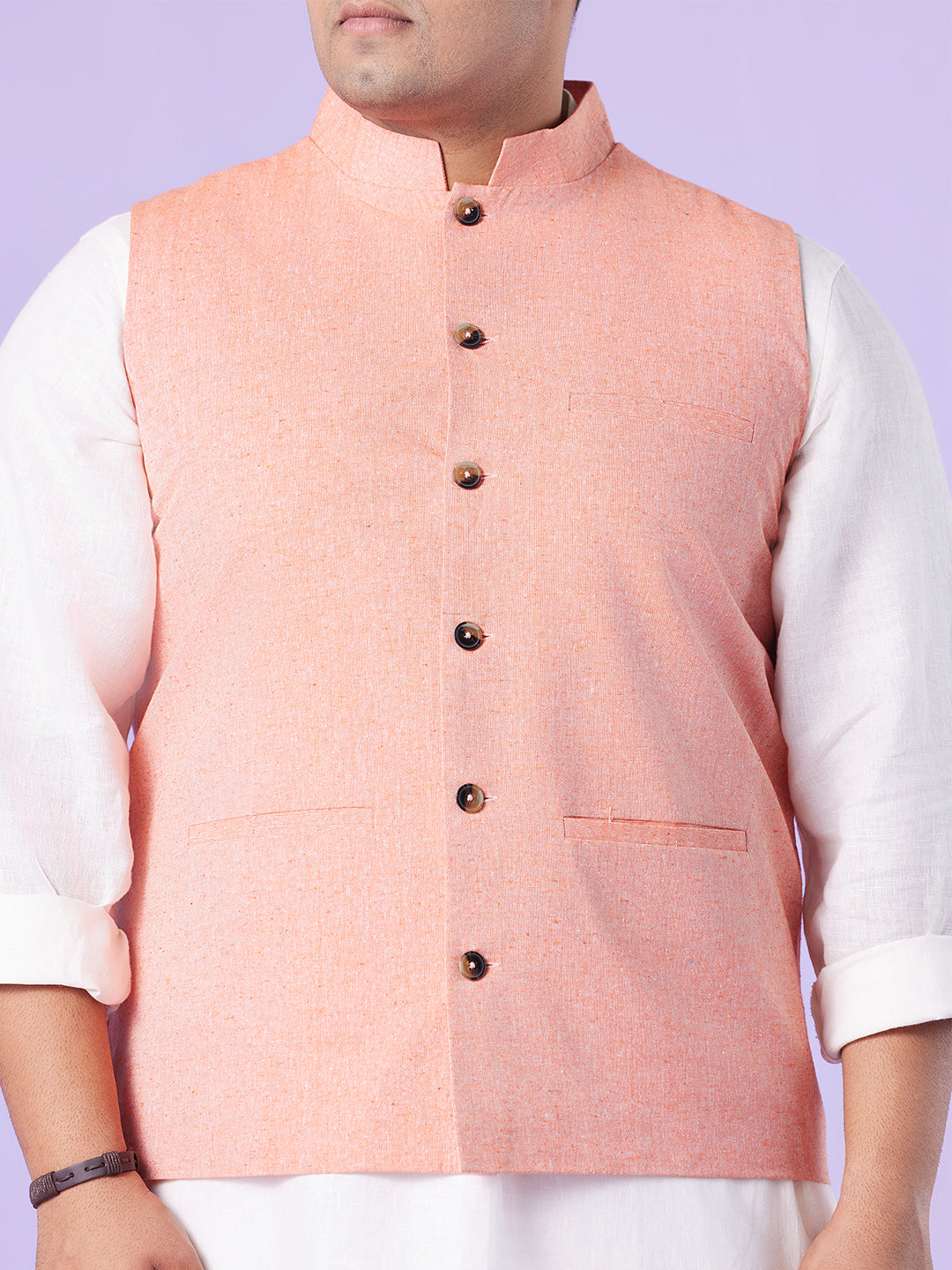 Plus Size Celebration Bandgala Waistcoat | XL-7XL