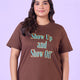 Plus Size Printed Graphic T-Shirt | XL-7XL