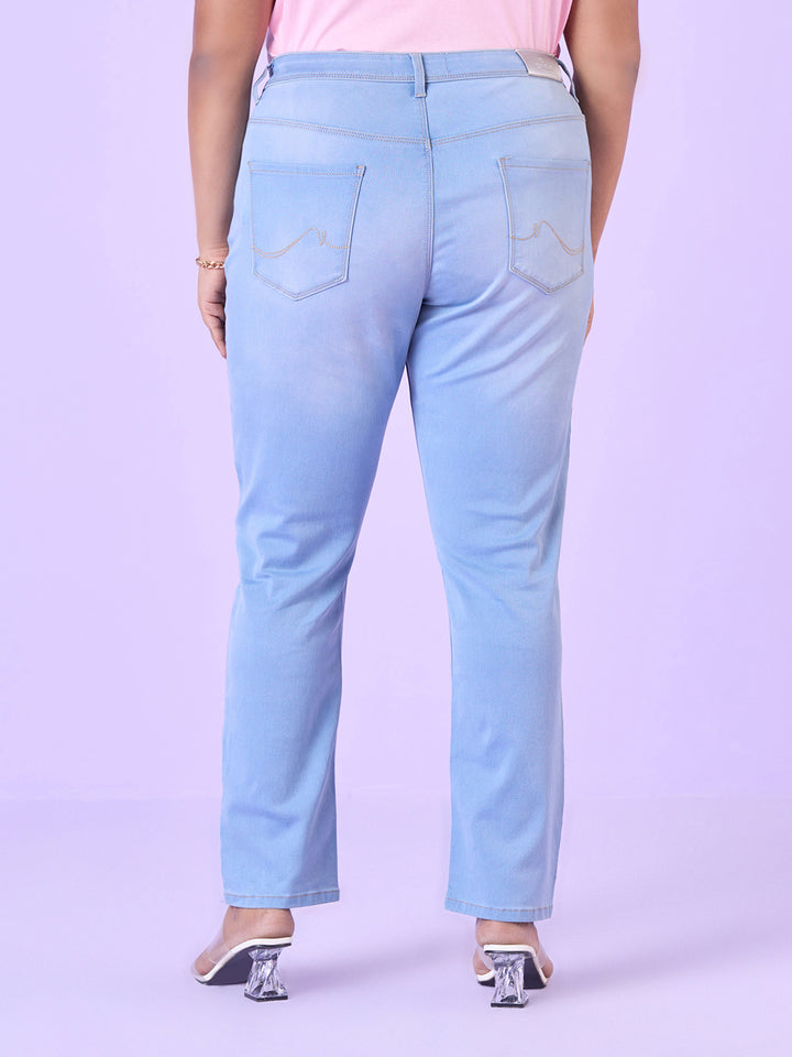 Light Wash Stretch Jeans