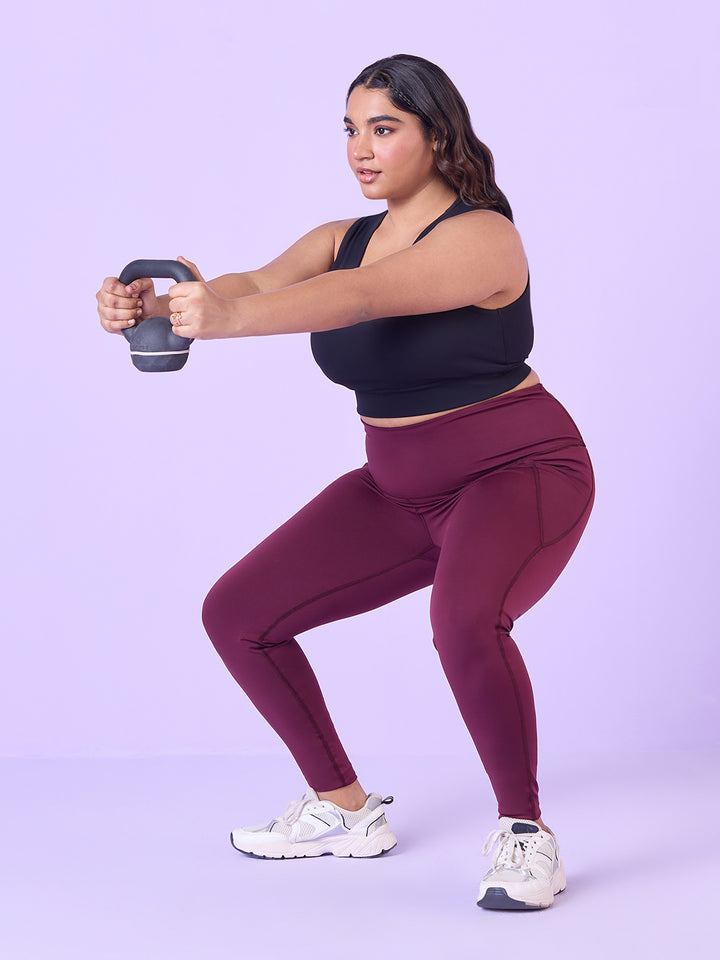 Knitted Viscose Stretch Leggings | XL-7XL