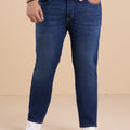 Plus Size Mid Blue Kevin Fit Stretch Jeans | XL-7XL
