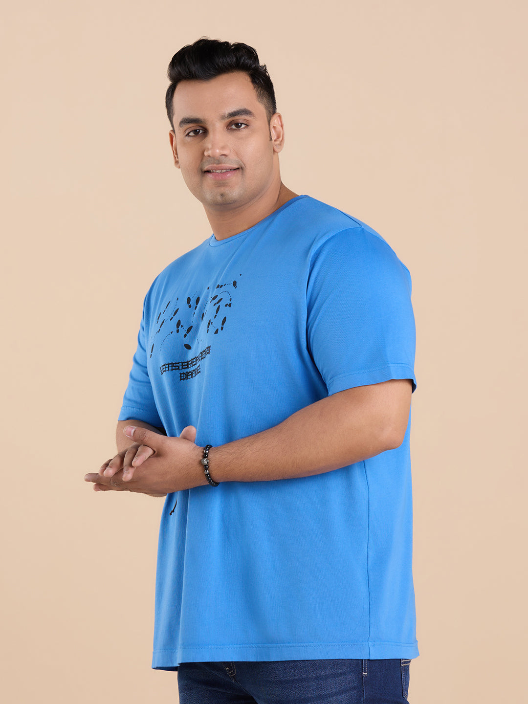 Plus Size Men Denim T-Shirts | XL-7XL