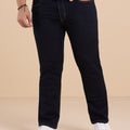Plus Size Urban Coated Indigo Blue Kevin Fit Jeans | XL-7XL