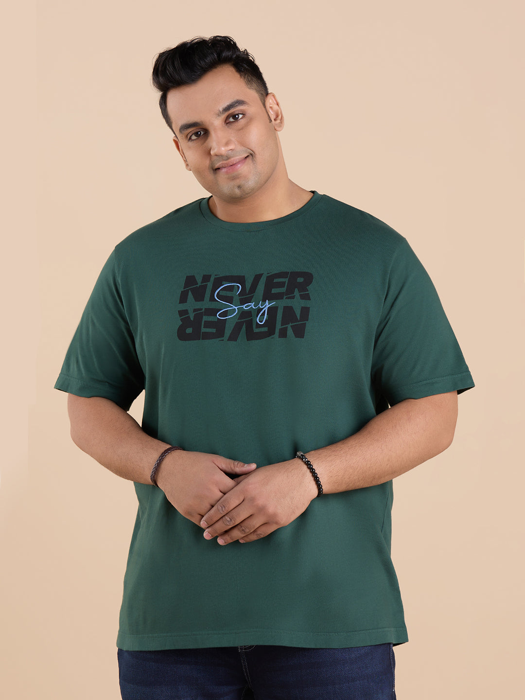 Plus Size Men Denim T-Shirts | XL-7XL