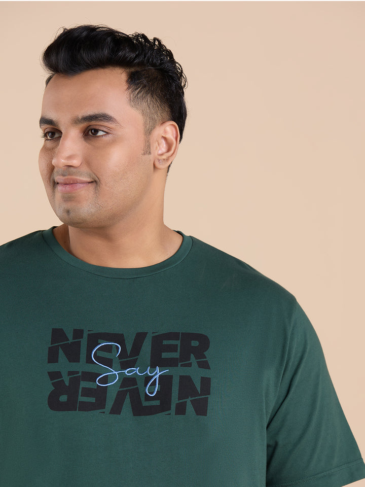 Plus Size Men Denim T-Shirts | XL-7XL