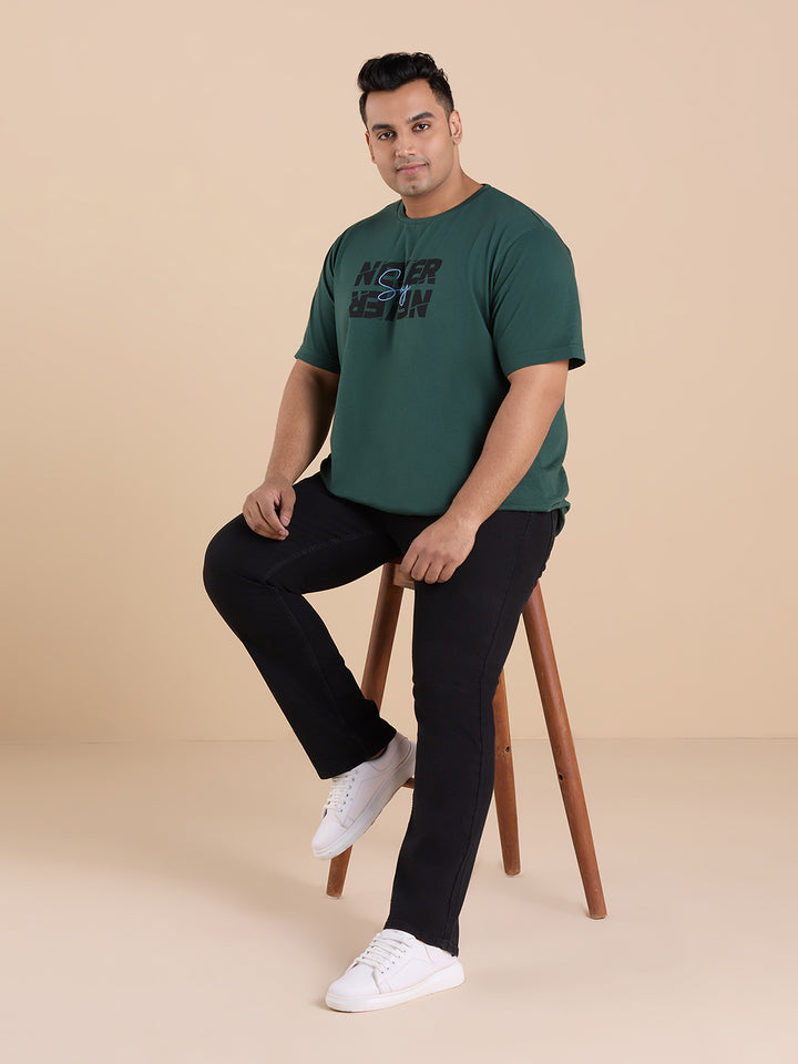 Men Kelvin Fit Rinse Wash Stetch Jeans | XL-7XL