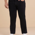 Plus Size Shadow Black Flextech Stretch Kevin Fit Jeans | XL-7XL