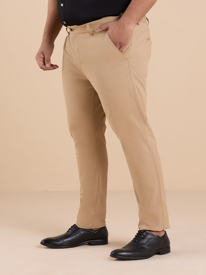 Men Must Have Solid Stretch Trouser | XL-7XL
