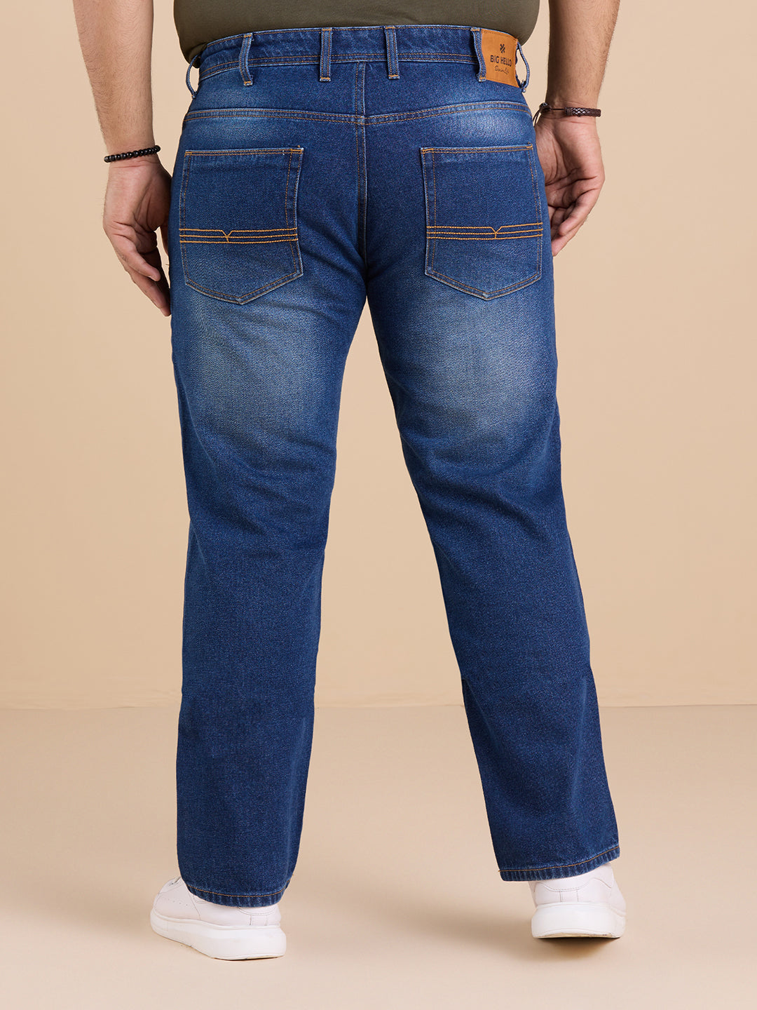 Vintage Aged Blue Essence James Fit Stretch Jeans
