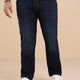 Plus Size Faded Twilight  Blue Coated Kevin Fit  Flextech Jeans | XL-7XL