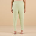 Plus Size Solid Knit Stretch Leggings | XL-7XL