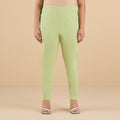 Plus Size Solid Knit Stretch Leggings | XL-7XL