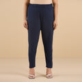 Plus Size Solid Knit Stretch Leggings | XL-7XL