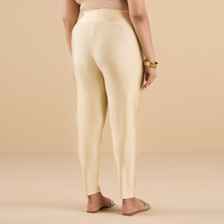 Nylon Knit Stretch Shimmer Leggings