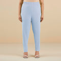 Plus Size Solid Knit Stretch Leggings | XL-7XL